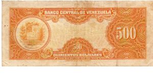 Banknote from Venezuela