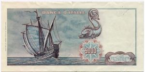 Banknote from Italy