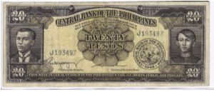 PI-137b RARE Philippine English Series note with signature group 2. Banknote