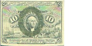 US Fractional currency Banknote
