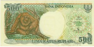 Banknote from Indonesia