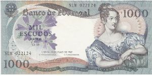 Rainha D. Maria II Banknote