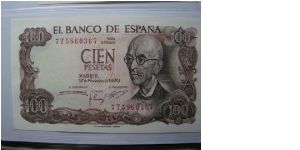 100 Pesetas Banknote