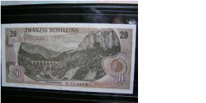 Banknote from Austria