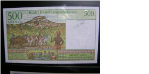 Banknote from Madagascar