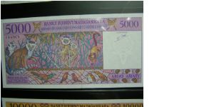 Banknote from Madagascar