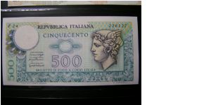 500 Lira Banknote