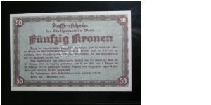 Banknote from Austria