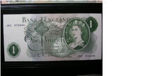 One British Pound Banknote