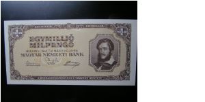 1 Million Pengo Banknote