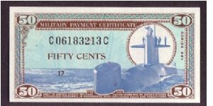$0.50 MPC
series 681

obv: USS Thomas A. Edison (SSBN-610, Ethan Allen Class)

rev: Major Edward White (First US Space Walk) Banknote