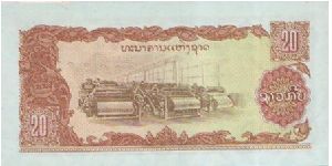 Banknote from Laos