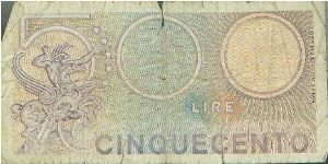 Banknote from Italy