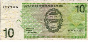 Banknote from Netherlands Antilles