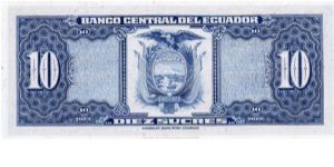 Banknote from Ecuador