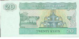 Banknote from Myanmar