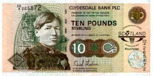 Chief Operating Officer David Thorburn
£10 15 Mar 2006  
Commemorate the Commonwealth Games in Melbourne
Front Mary Blessor, Scotland games logo
Rev Stylised events from the games
Watermark Wavy lines Banknote