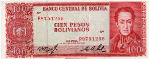 Denominacion: 100 Pesos Banknote