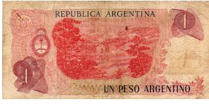 Banknote from Argentina