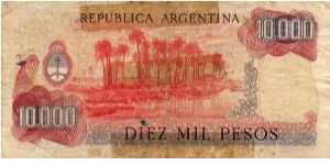 Banknote from Argentina