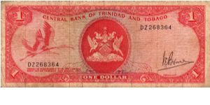 Denominacion: 1 Dollar Banknote