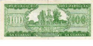 Banknote from Paraguay