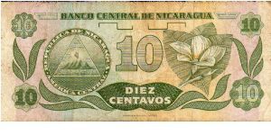 Banknote from Nicaragua