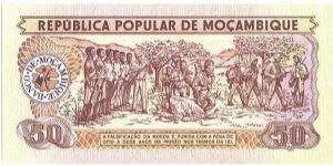 Banknote from Mozambique