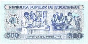 Banknote from Mozambique