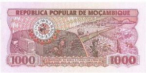 Banknote from Mozambique