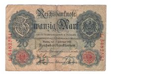 GERMANY
5 OF 8 DATED 1914
# L 5482581 Banknote