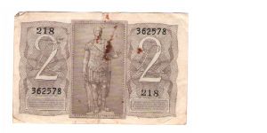 Banknote from Italy