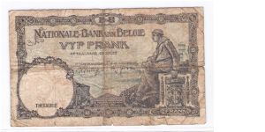 Banknote from Belgium