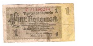 GERMANY
1 MARK
1937
C.51190284
10 OF 10 Banknote