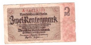 GERMANY
2 MARK
1937
2 OF 4
A844113591 Banknote