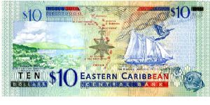 Banknote from Antigua and Barbuda