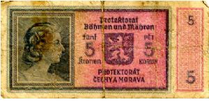 Banknote from Czech Republic