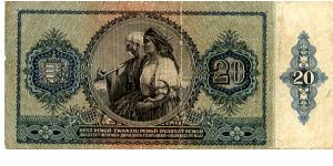 Banknote from Hungary