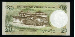 Banknote from Bhutan