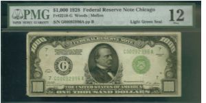 Always buying High Denomination Notes. Please offer!!

US$1000 dollars

1928 CHICAGO 

S/N:G00092996A

Bid Via Email Banknote