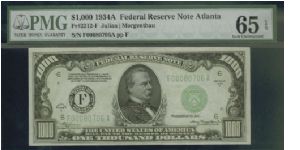 Always buying High Denomination Notes. Please offer!!

US$1000 dollars
1934A ATLANTA 

S/N:F00080706A

Bid Via Email Banknote