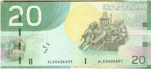 Banknote from Canada