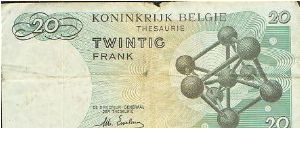 Banknote from Belgium