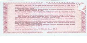 Banknote from Argentina