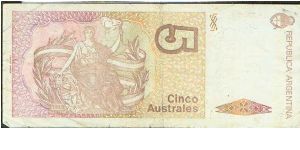 Banknote from Argentina