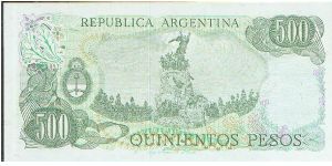 Banknote from Argentina