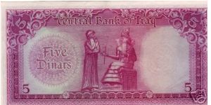 Banknote from Iraq