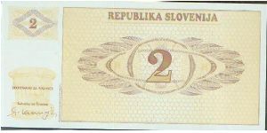 Banknote from Slovenia