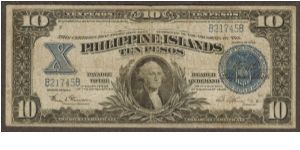 p71 Philippine Islands 10 Peso Treasury Certificate Banknote