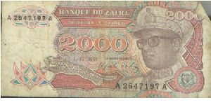 Banknote from Congo